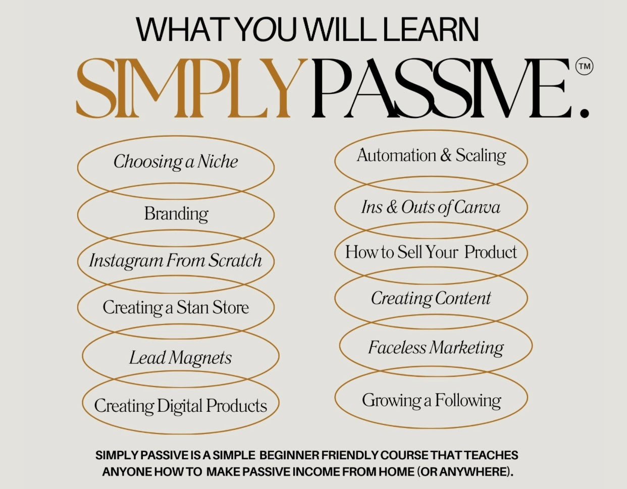 Simply Passive- Digital Marketing Course- MMR Master Resell Rights Included- Resell for 100% profit- Payment Plan available at checkout