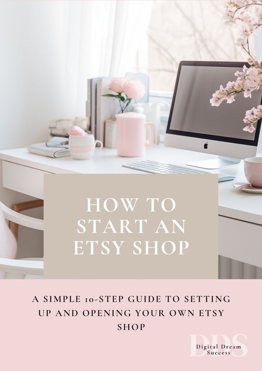 How To Start an ETSY Shop E-book-Instant Download