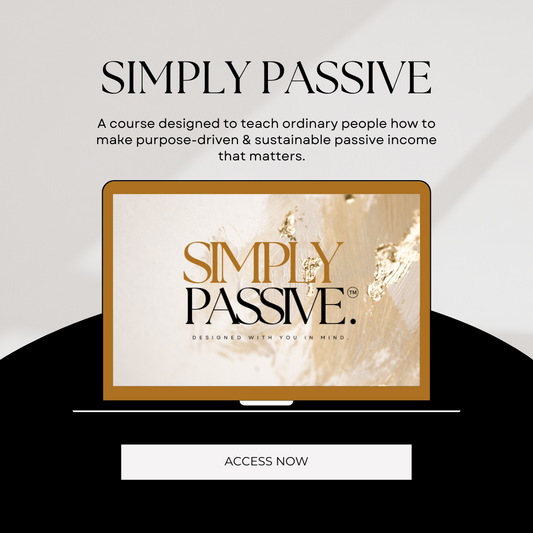 Simply Passive- Digital Marketing Course- MMR Master Resell Rights Included- Resell for 100% profit- Payment Plan available at checkout